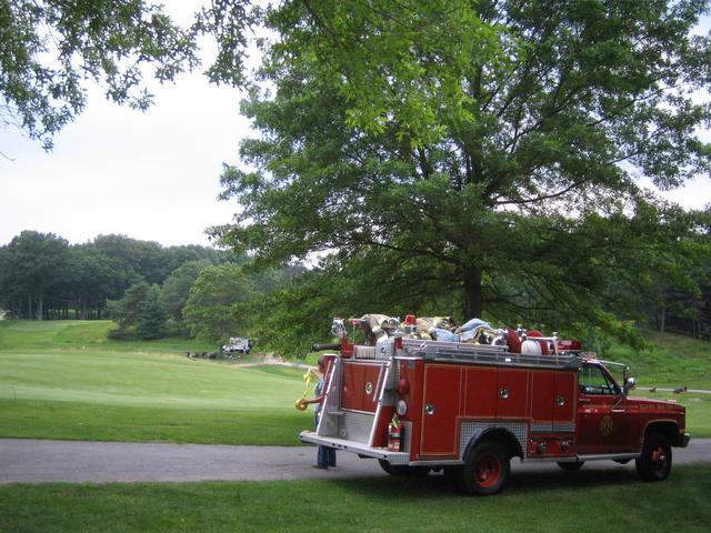 MA-7 on Standby for Fireworks at the Bedford Golf and Tennis Club